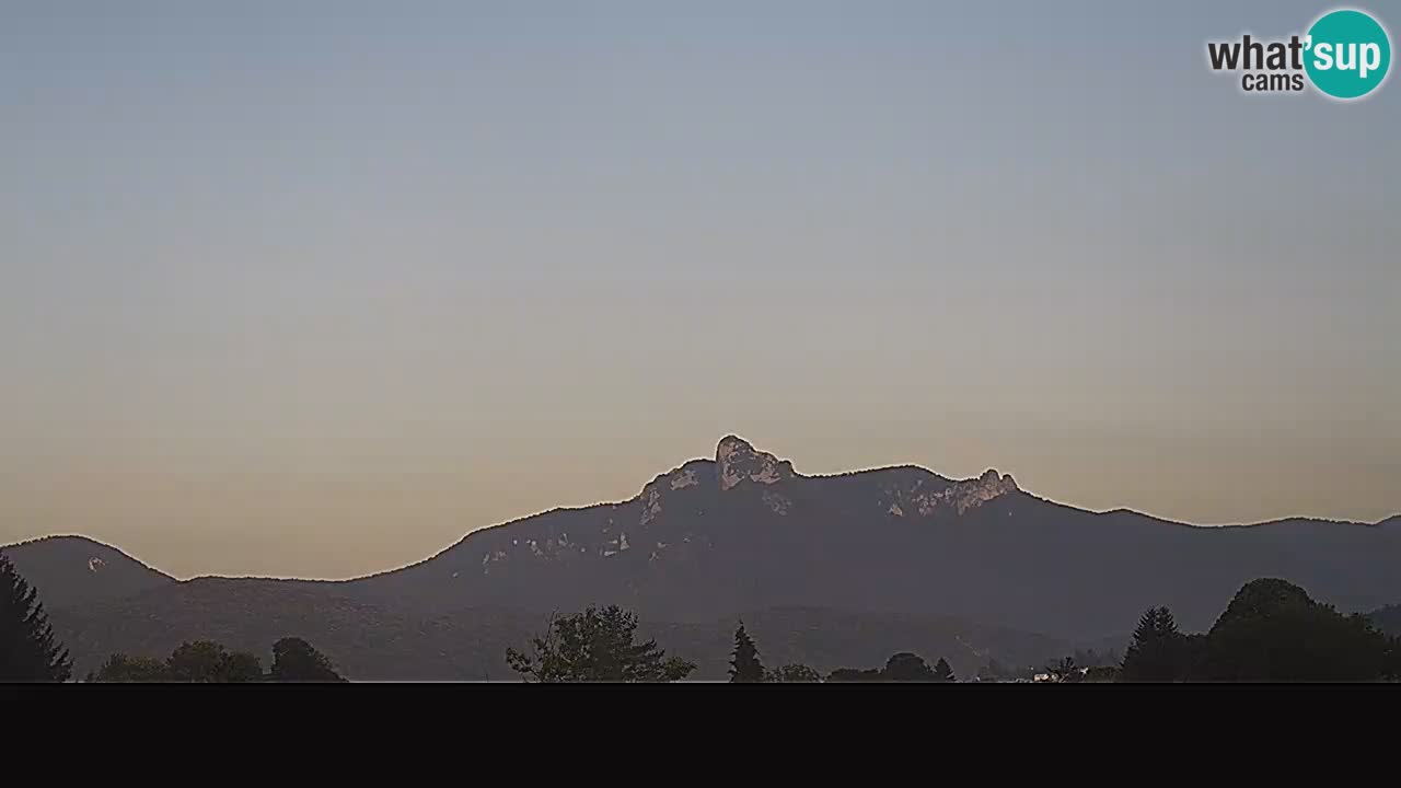 Il panorama su Ogulin livecam