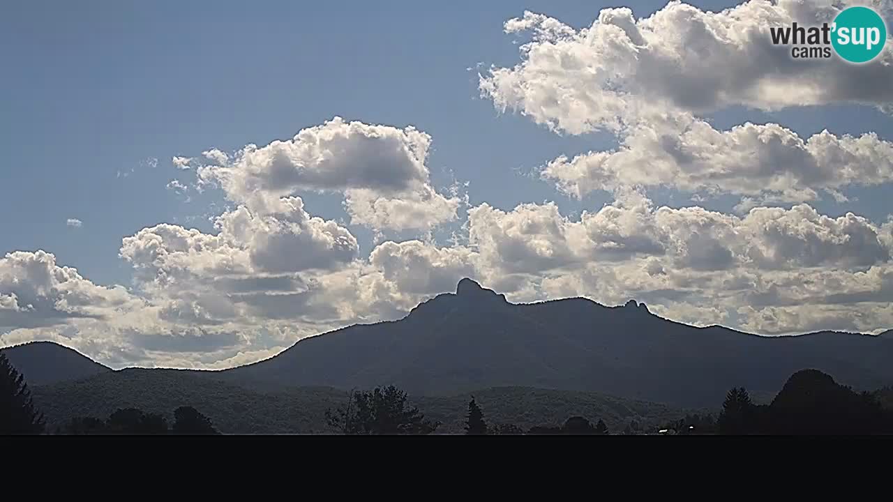 Il panorama su Ogulin livecam