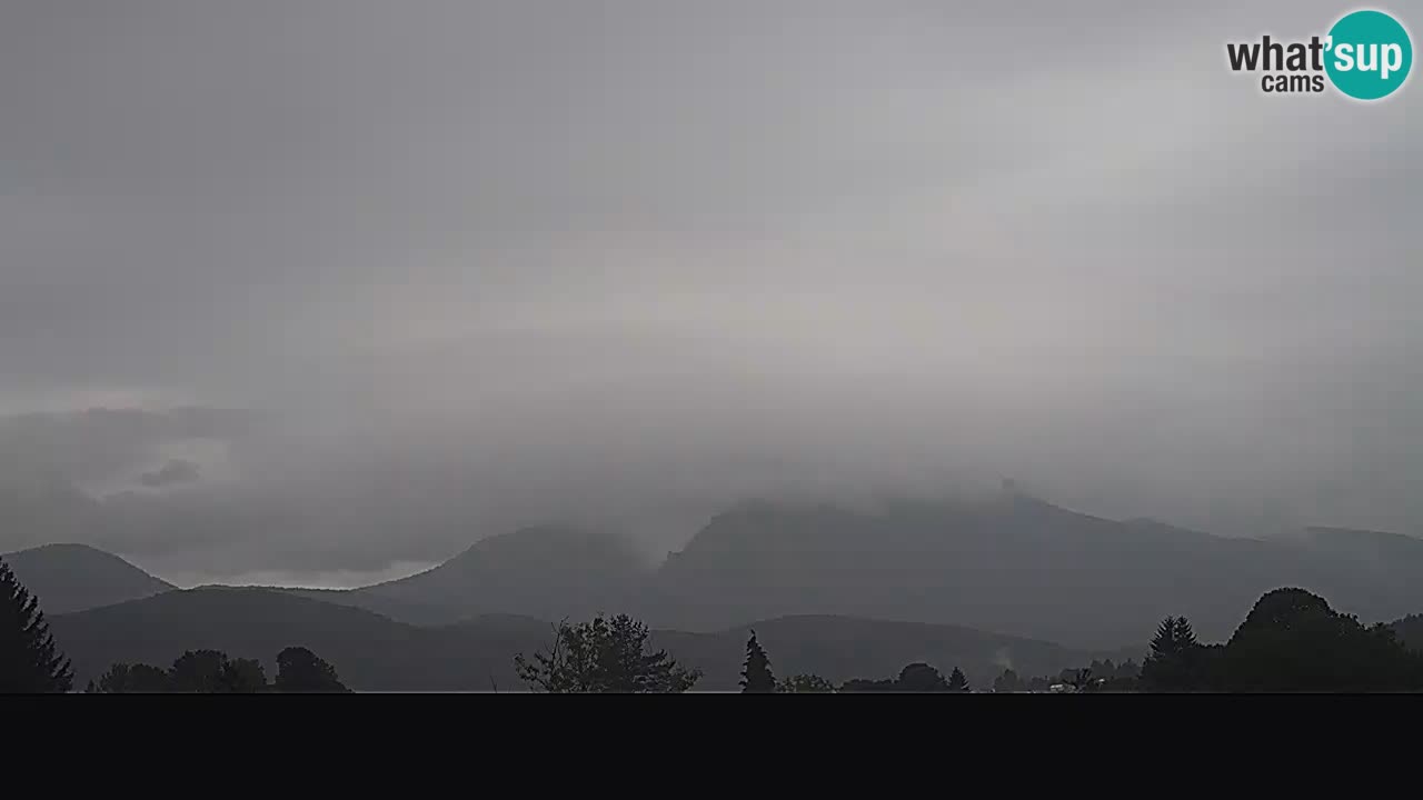 Il panorama su Ogulin livecam