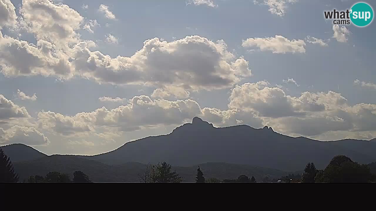 Il panorama su Ogulin livecam