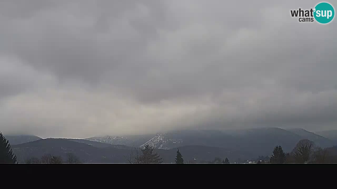 Il panorama su Ogulin livecam
