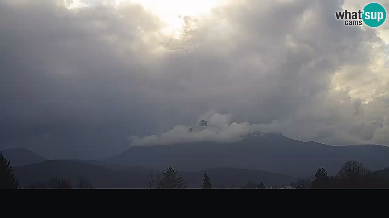 Il panorama su Ogulin livecam