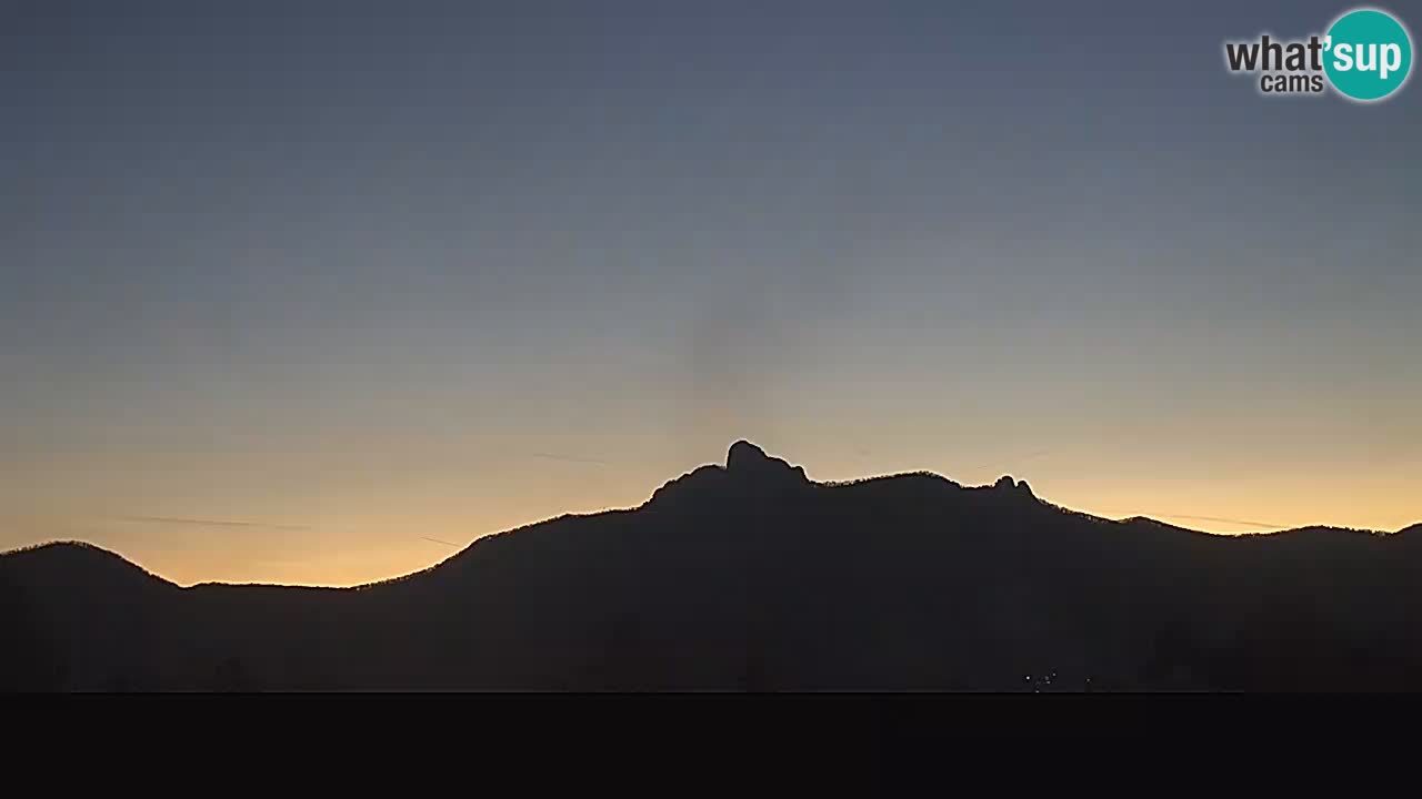 Il panorama su Ogulin livecam