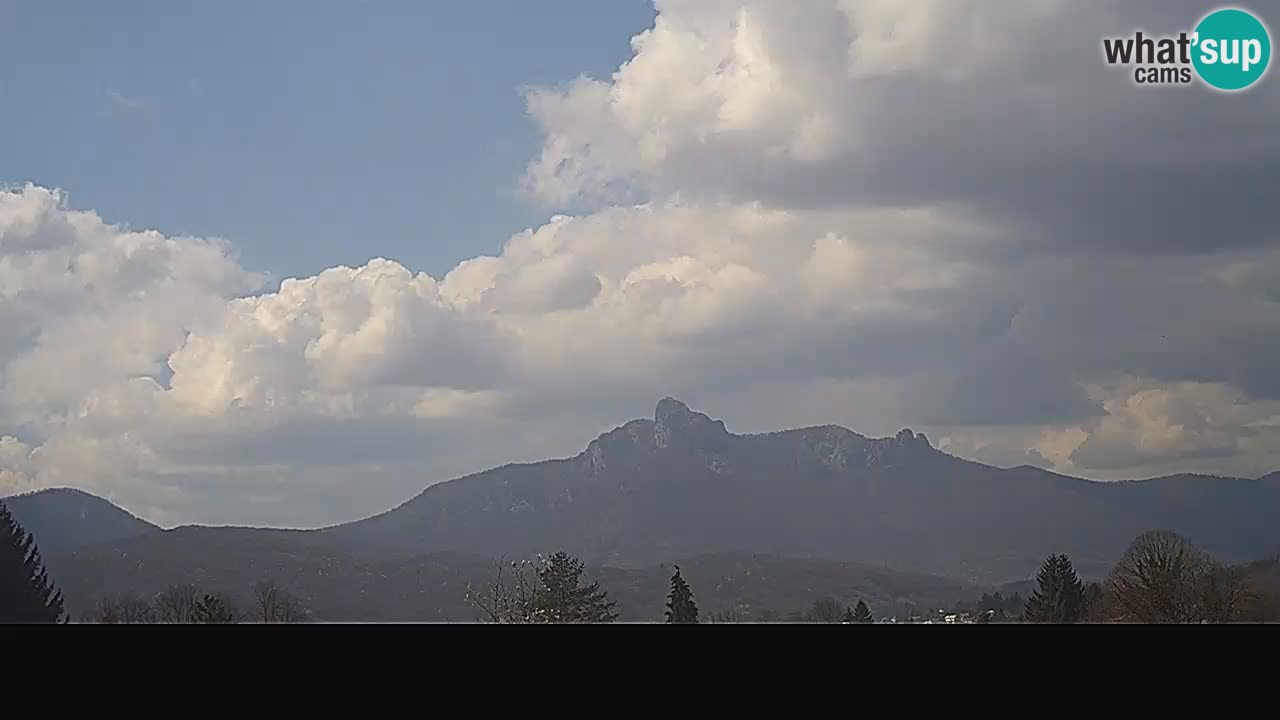 Il panorama su Ogulin livecam