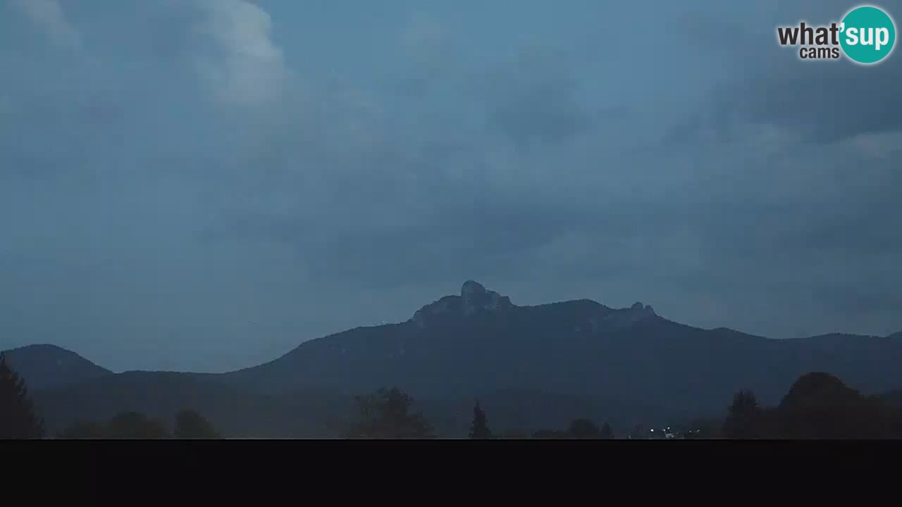 Il panorama su Ogulin livecam