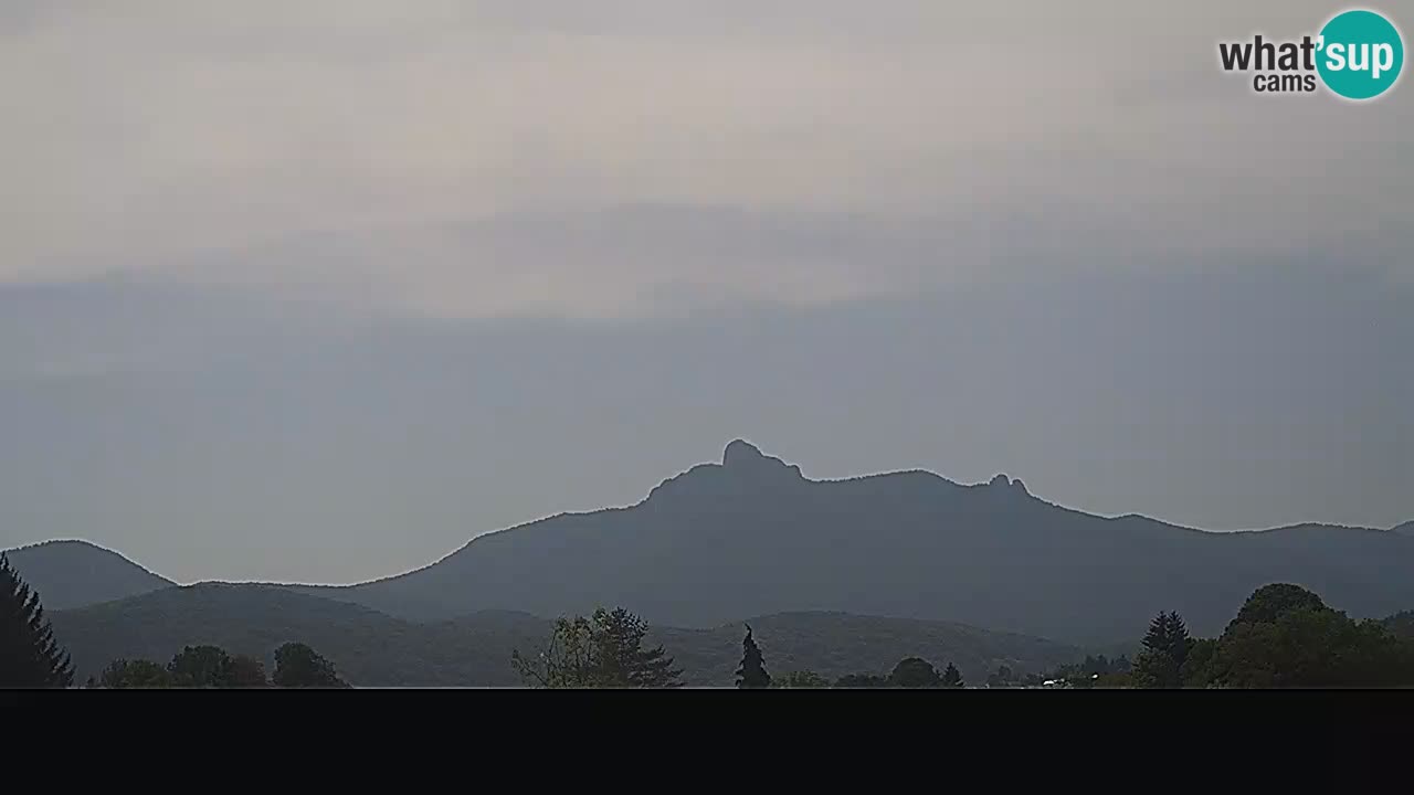Il panorama su Ogulin livecam