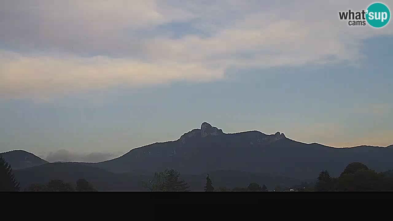 Il panorama su Ogulin livecam