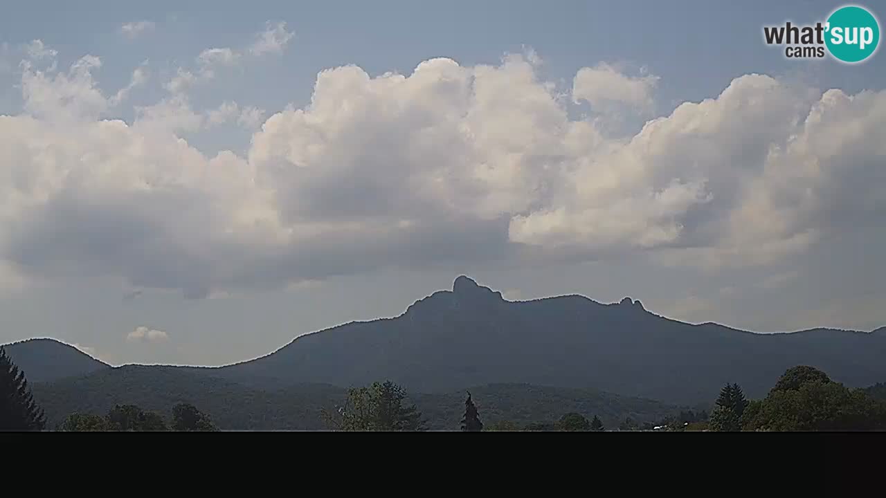 Il panorama su Ogulin livecam