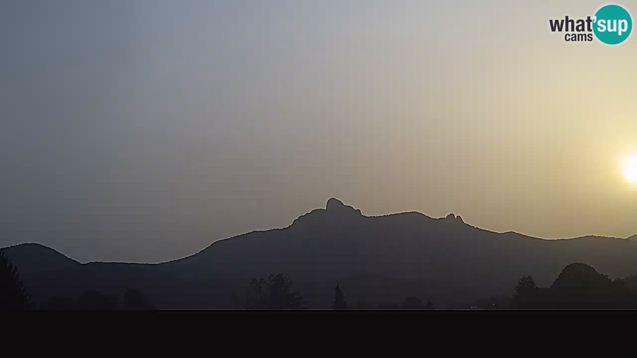 Il panorama su Ogulin livecam