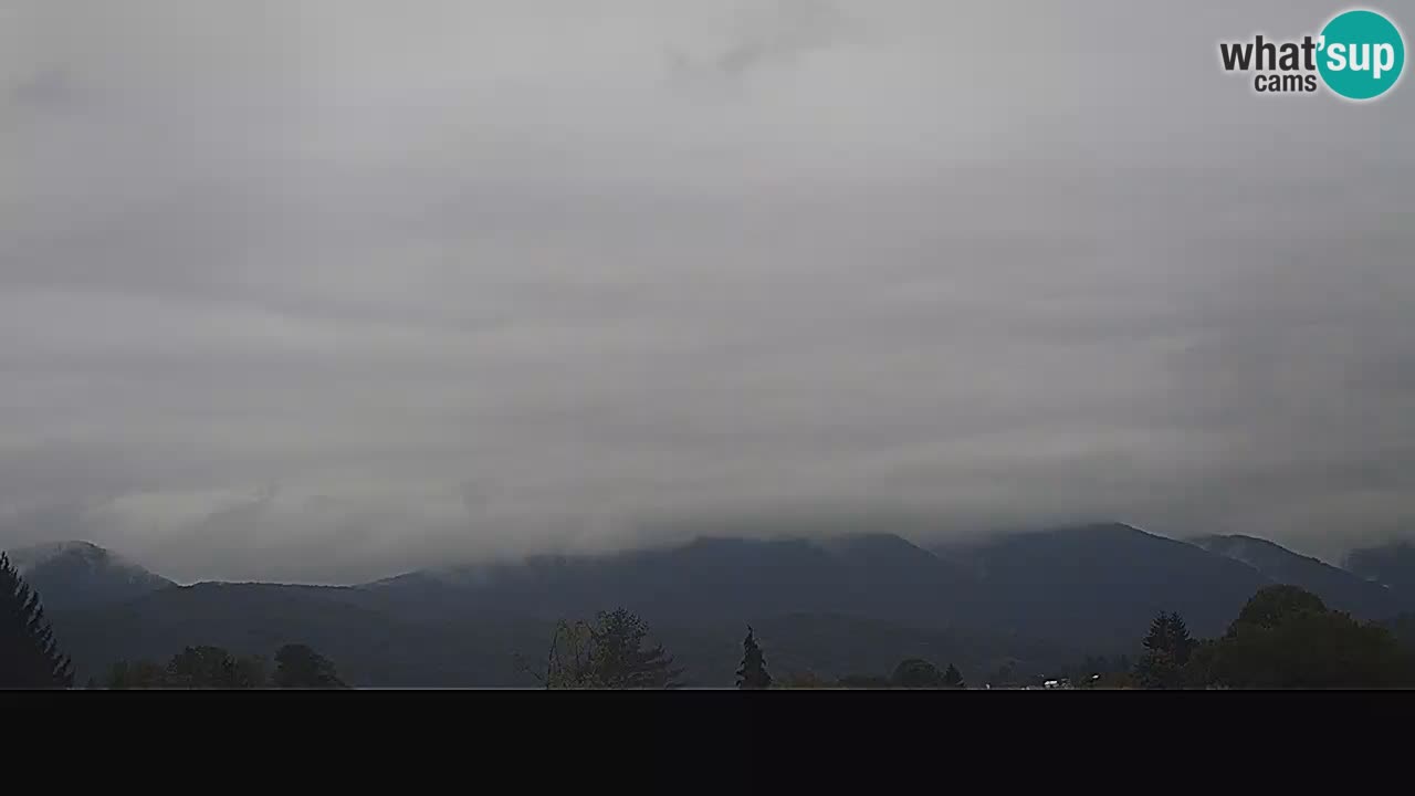 Il panorama su Ogulin livecam