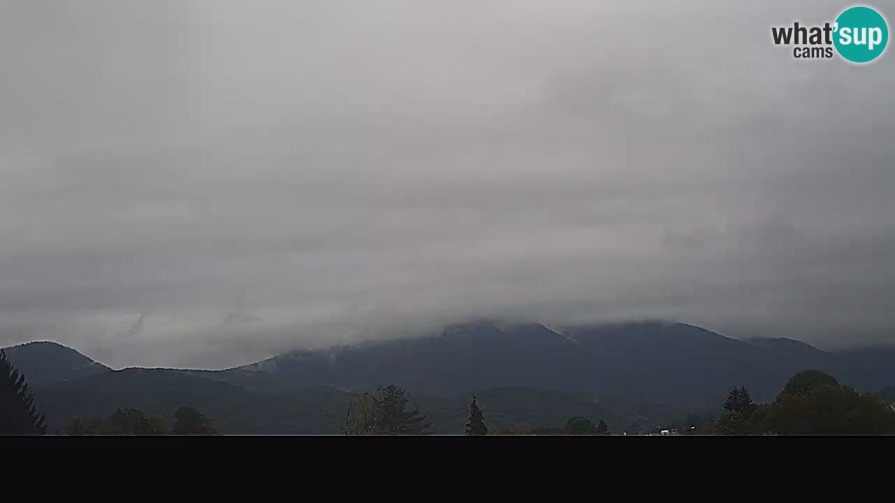 Il panorama su Ogulin livecam
