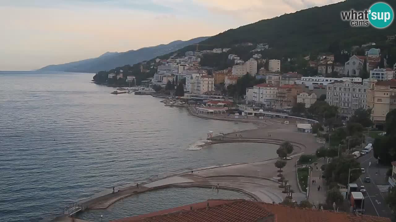 Abbazia webcam – Panorama dall’ Hotel Milenij