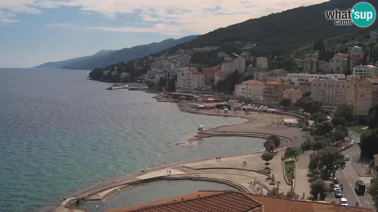 Abbazia webcam – Panorama dall’ Hotel Milenij