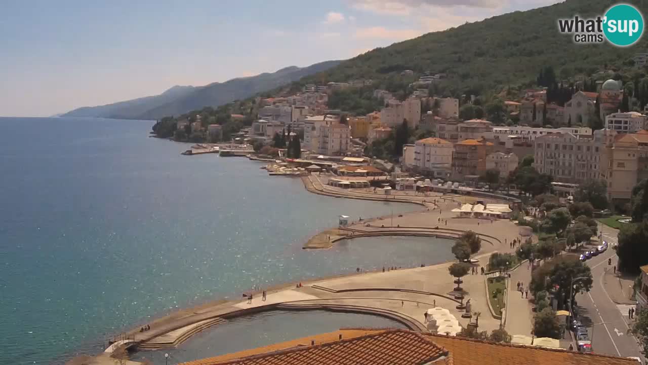 Abbazia webcam – Panorama dall’ Hotel Milenij