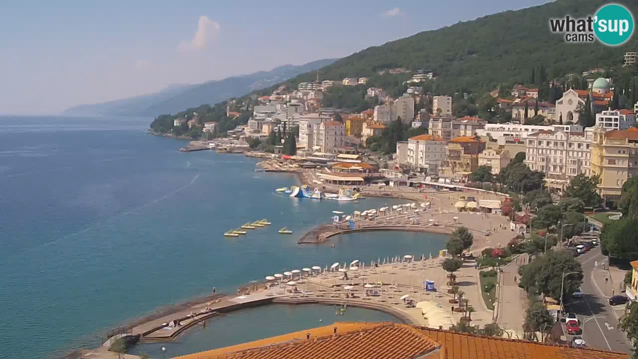 Abbazia webcam – Panorama dall’ Hotel Milenij