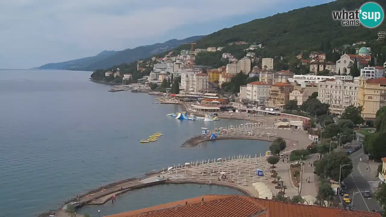 Abbazia webcam – Panorama dall’ Hotel Milenij