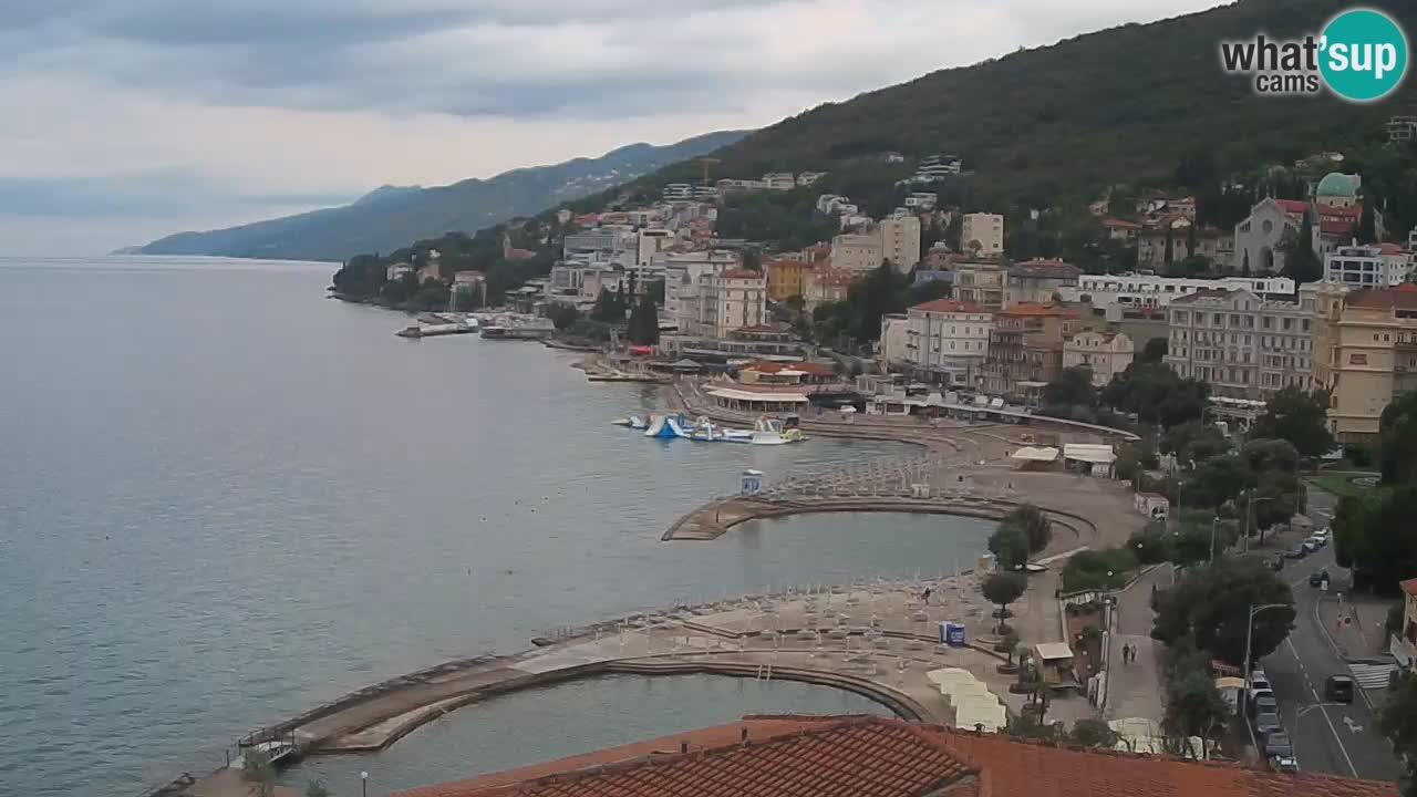 Abbazia webcam – Panorama dall’ Hotel Milenij