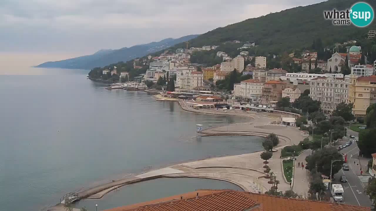 Abbazia webcam – Panorama dall’ Hotel Milenij