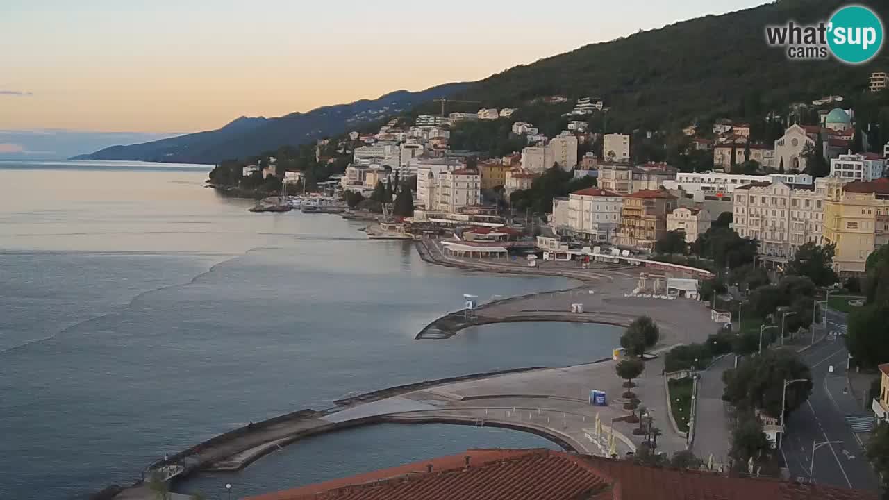 Abbazia webcam – Panorama dall’ Hotel Milenij