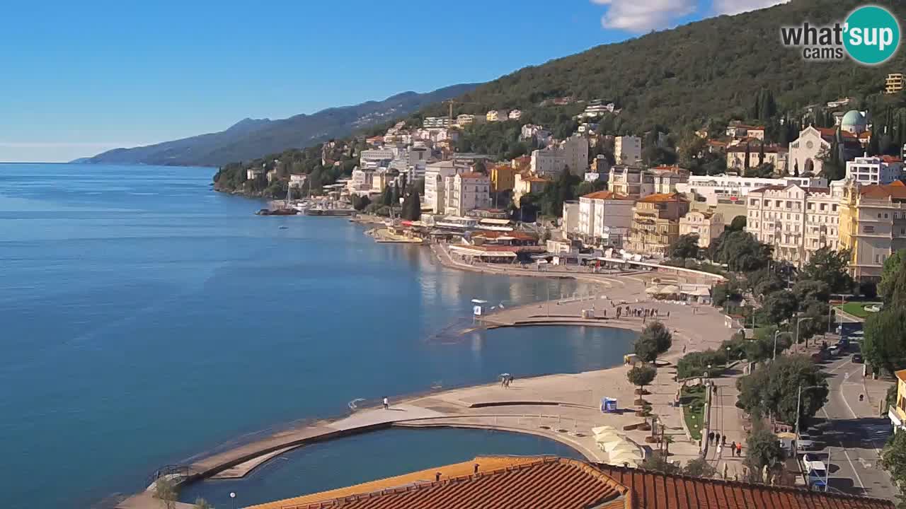 Abbazia webcam – Panorama dall’ Hotel Milenij