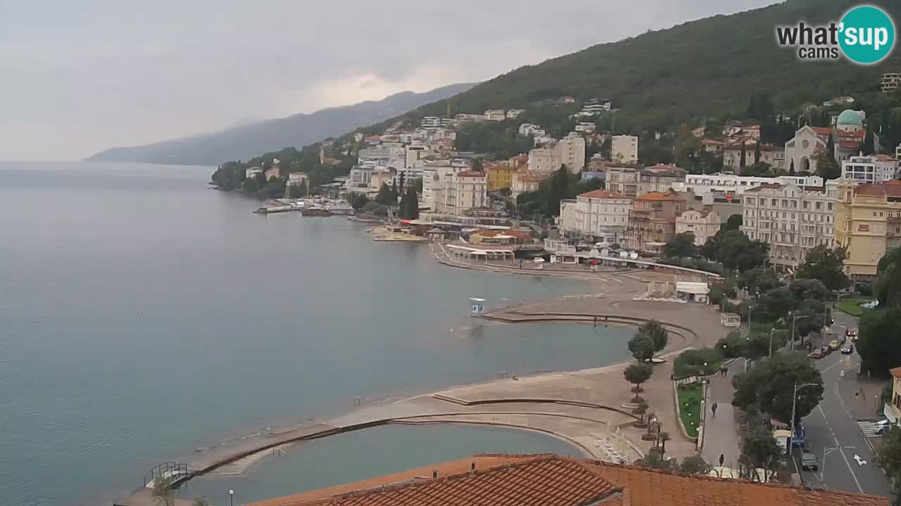 Abbazia webcam – Panorama dall’ Hotel Milenij