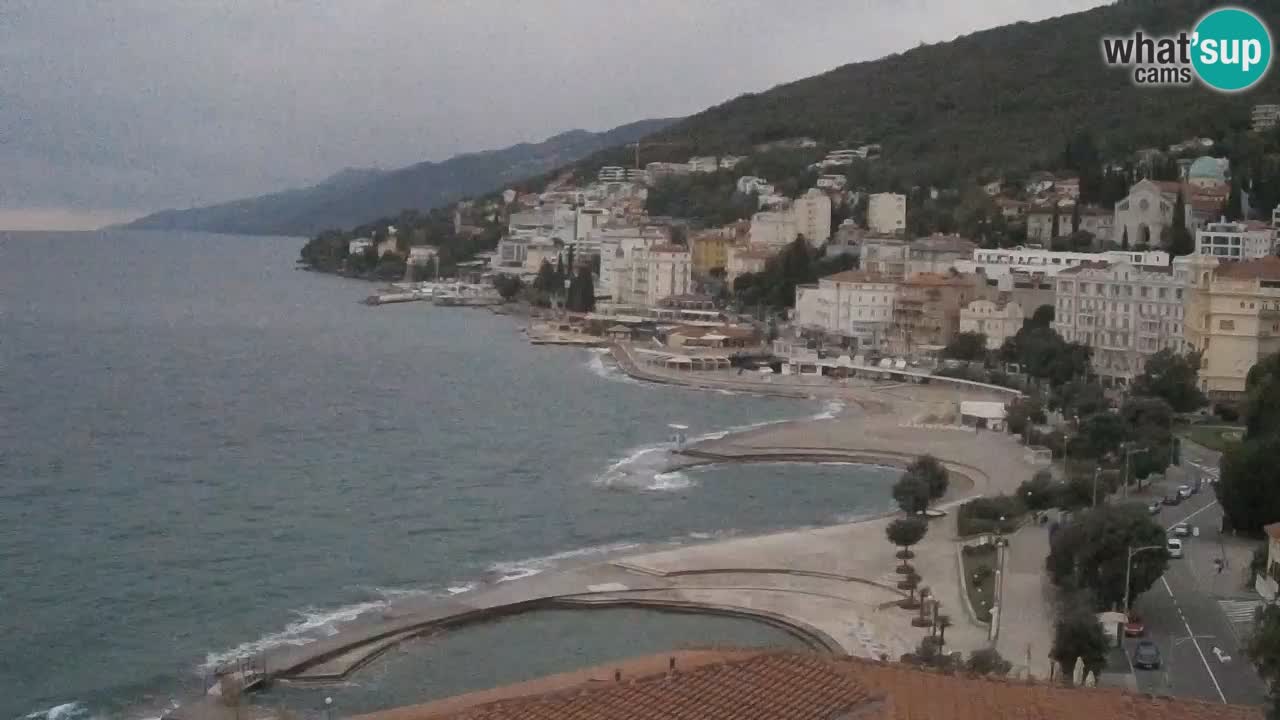 Abbazia webcam – Panorama dall’ Hotel Milenij