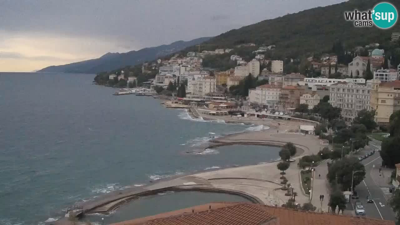 Abbazia webcam – Panorama dall’ Hotel Milenij