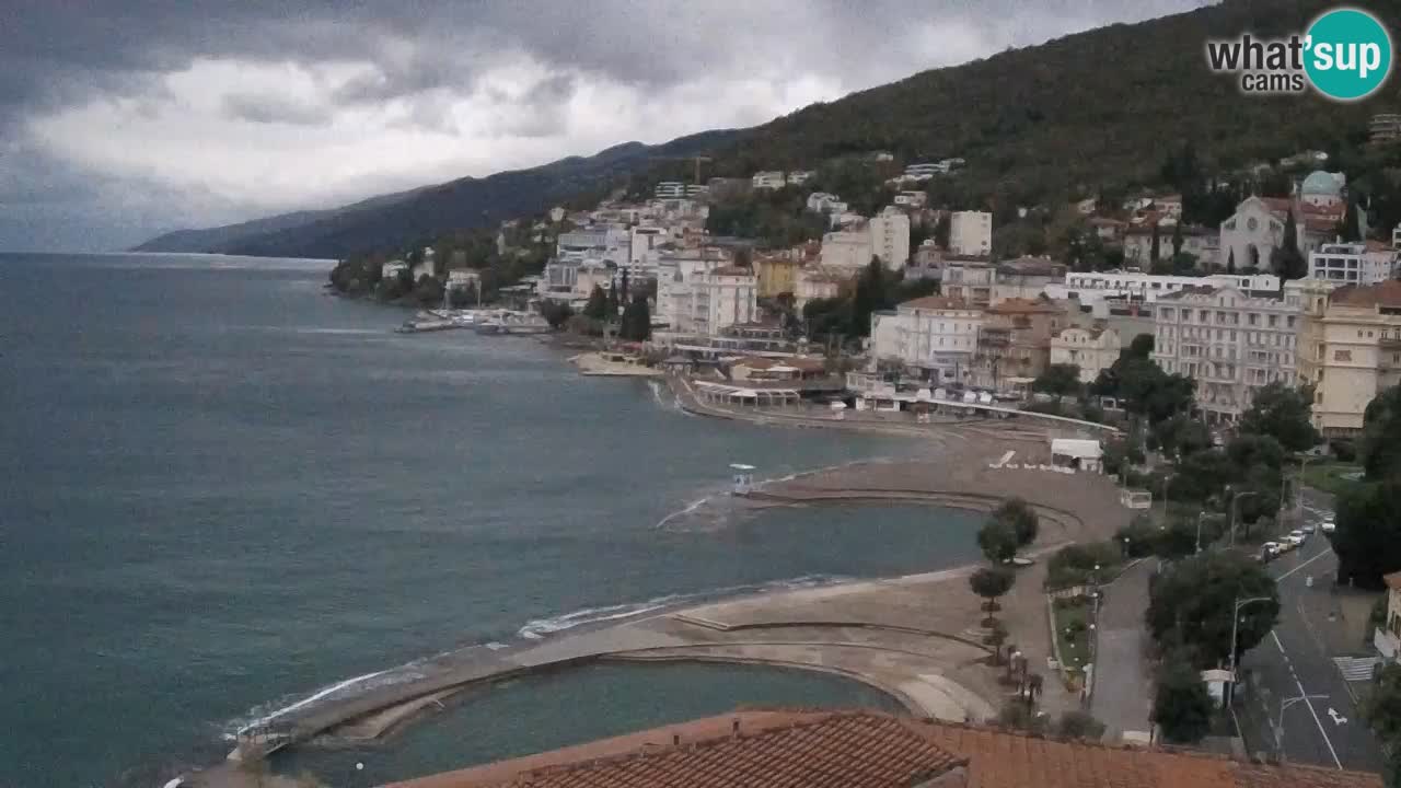 Abbazia webcam – Panorama dall’ Hotel Milenij