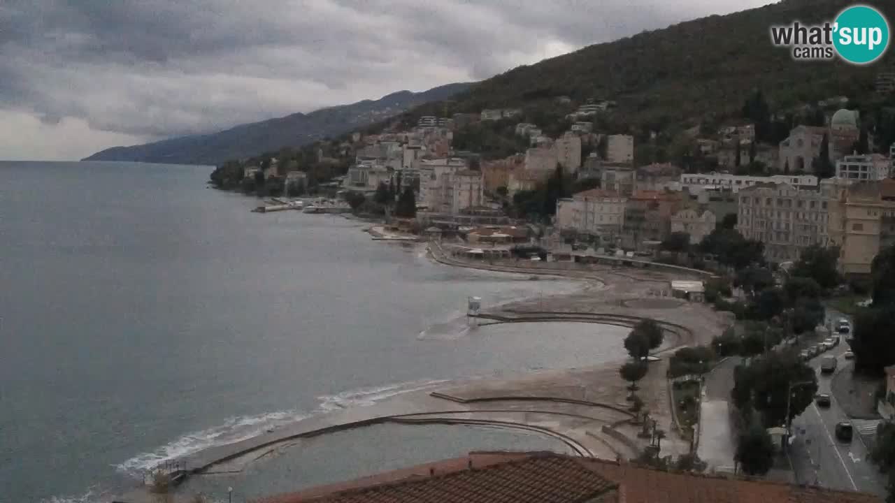 Abbazia webcam – Panorama dall’ Hotel Milenij