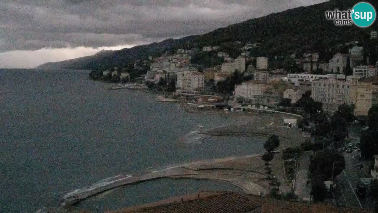 Abbazia webcam – Panorama dall’ Hotel Milenij