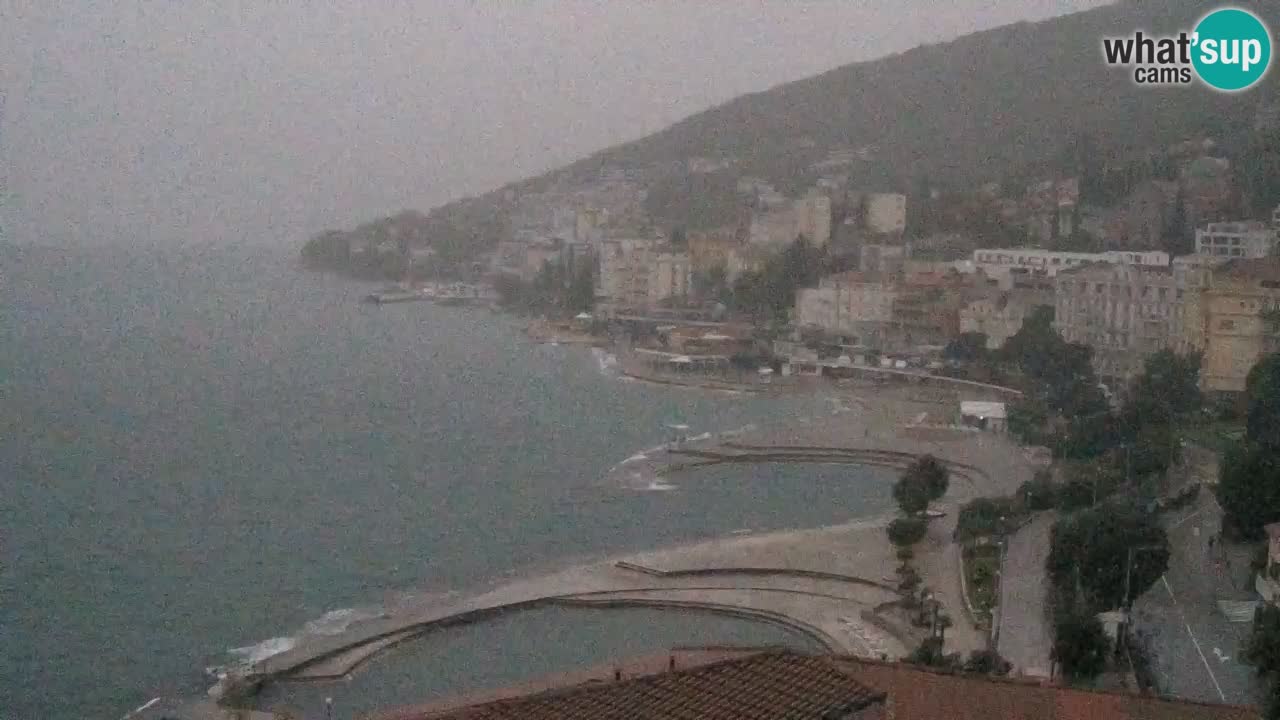 Opatija webcam – Panorama vom Hotel Milenij