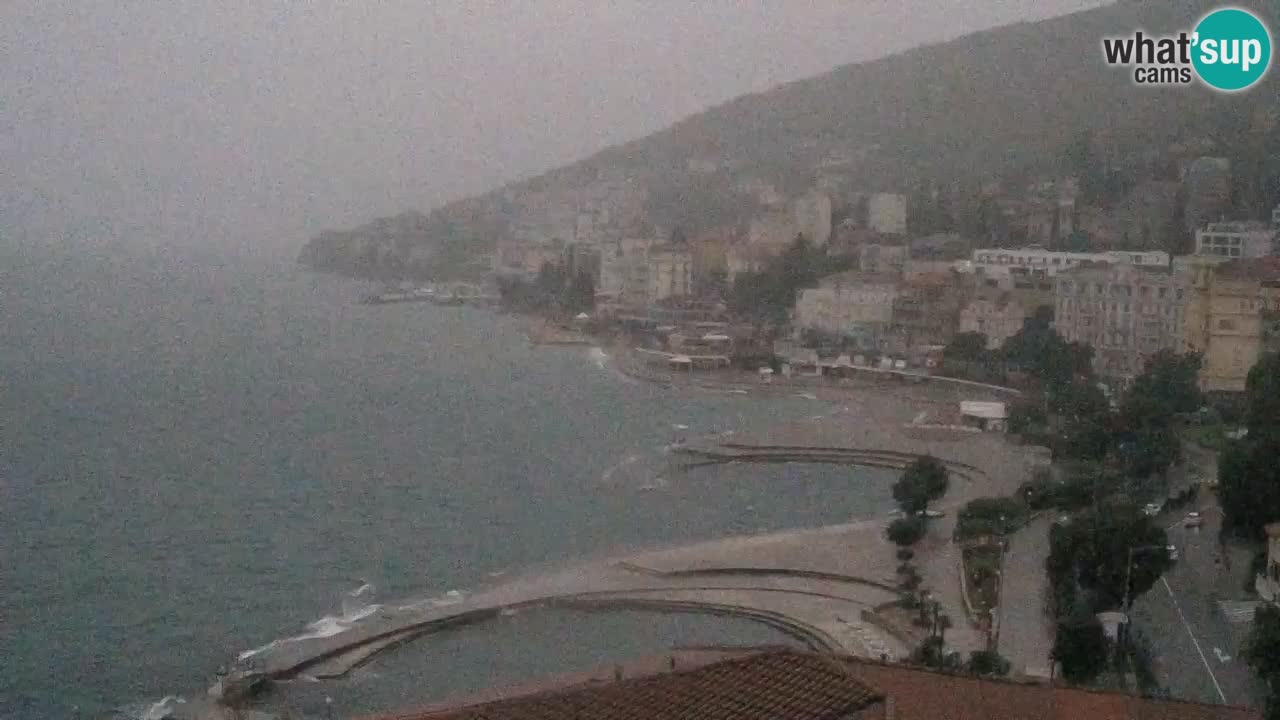 Opatija webcam – Panorama vom Hotel Milenij