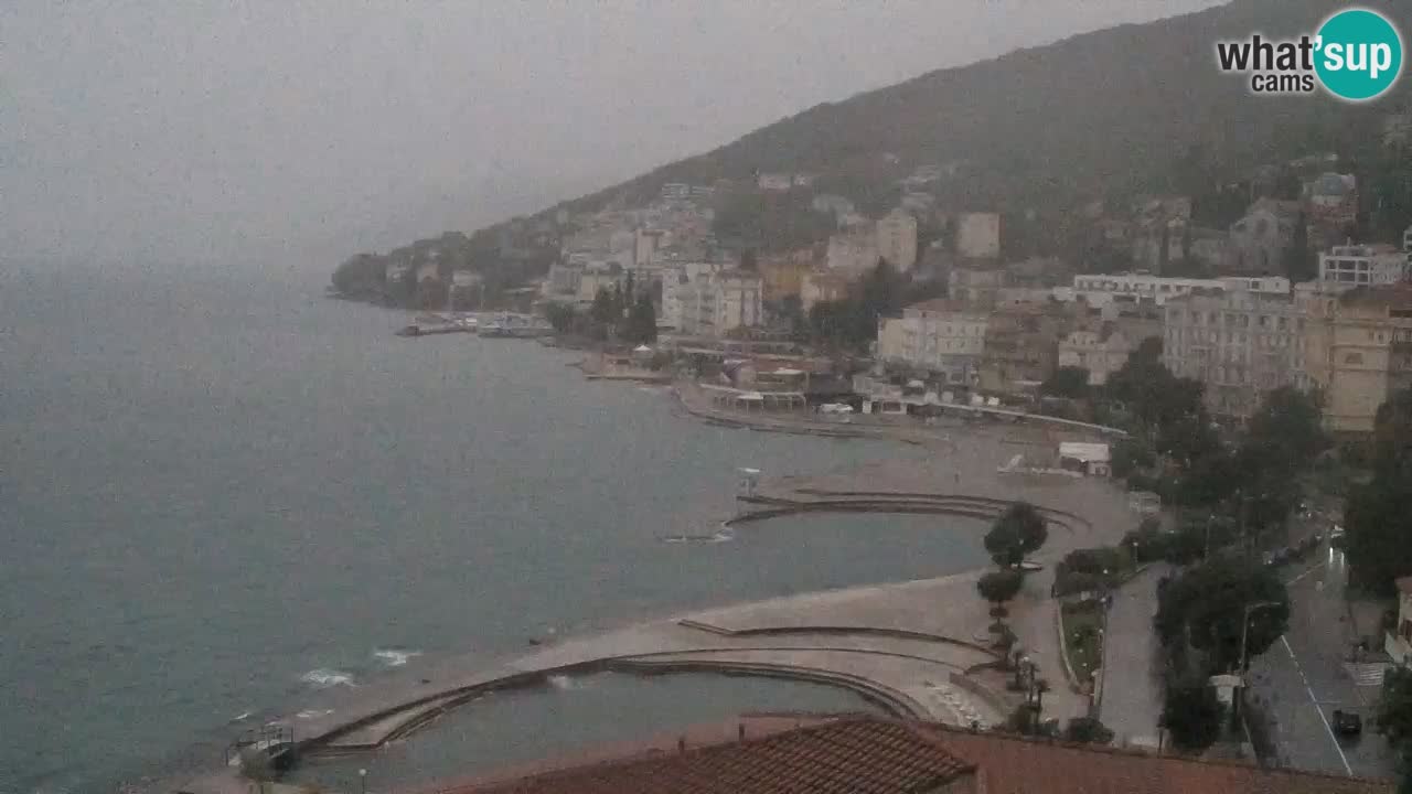 Opatija webcam – Panorama vom Hotel Milenij