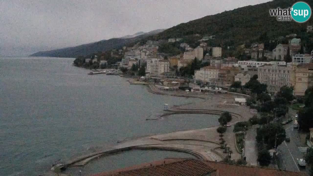 Abbazia webcam – Panorama dall’ Hotel Milenij