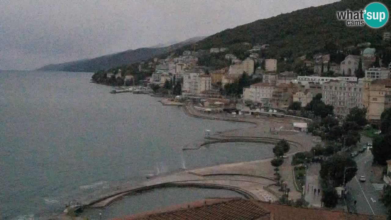 Opatija webcam – Panorama vom Hotel Milenij