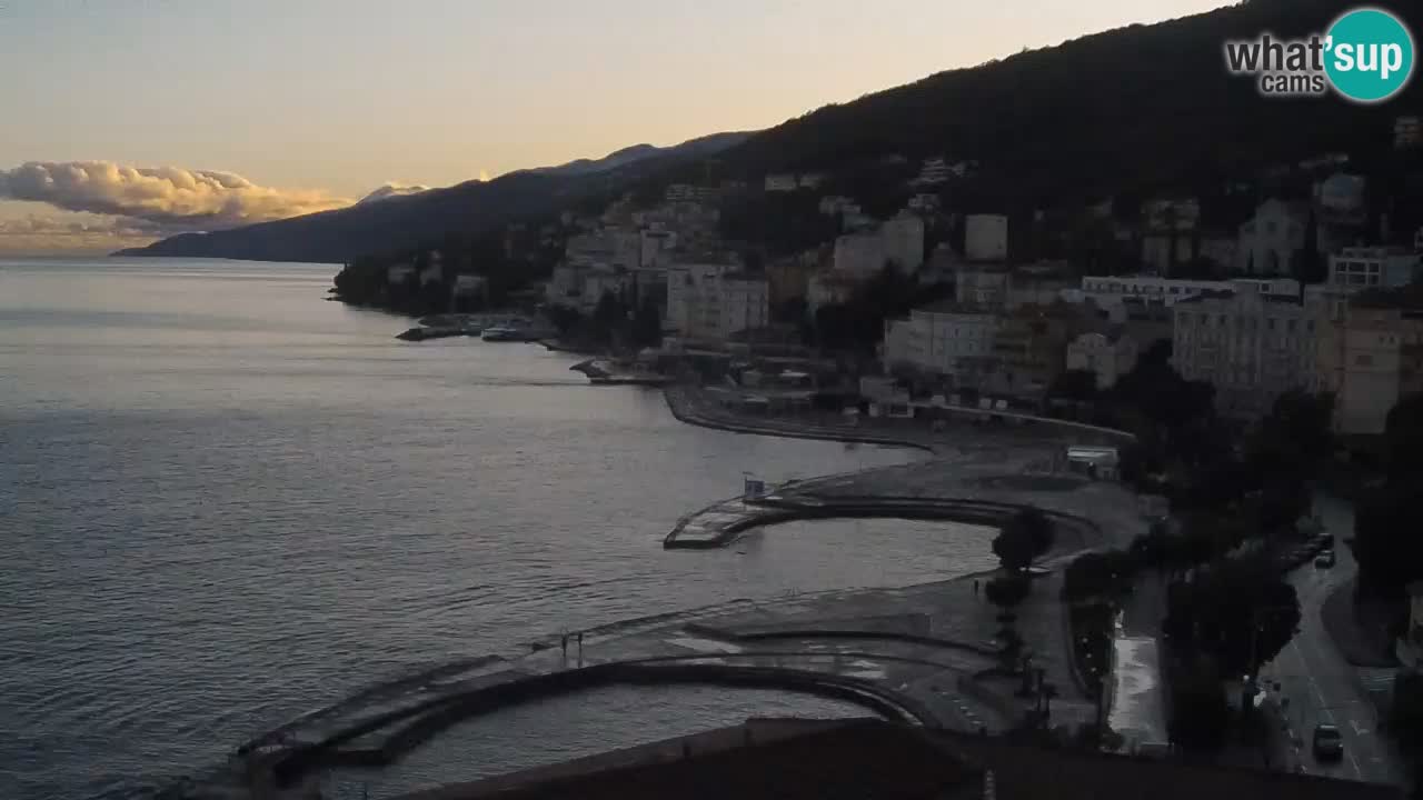 Abbazia webcam – Panorama dall’ Hotel Milenij