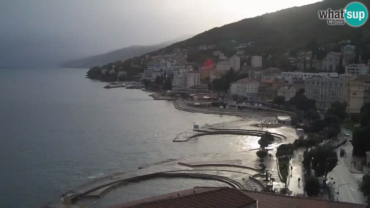 Opatija webcam – Panorama vom Hotel Milenij