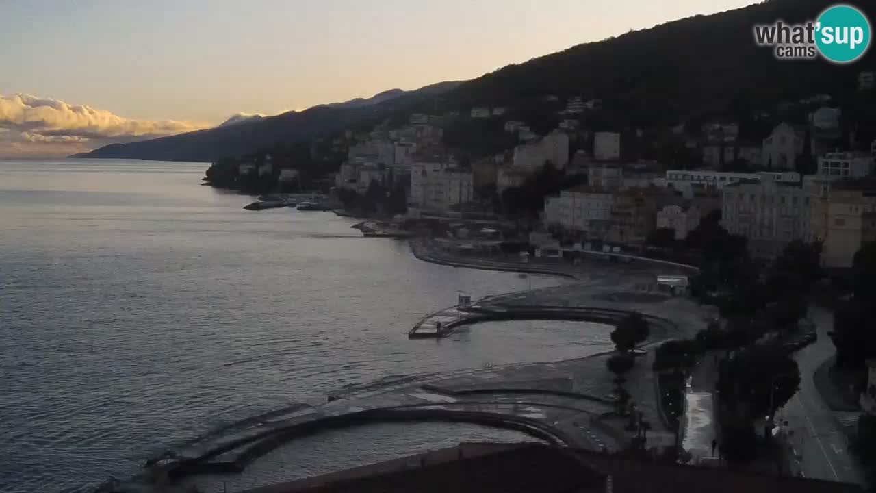 Abbazia webcam – Panorama dall’ Hotel Milenij