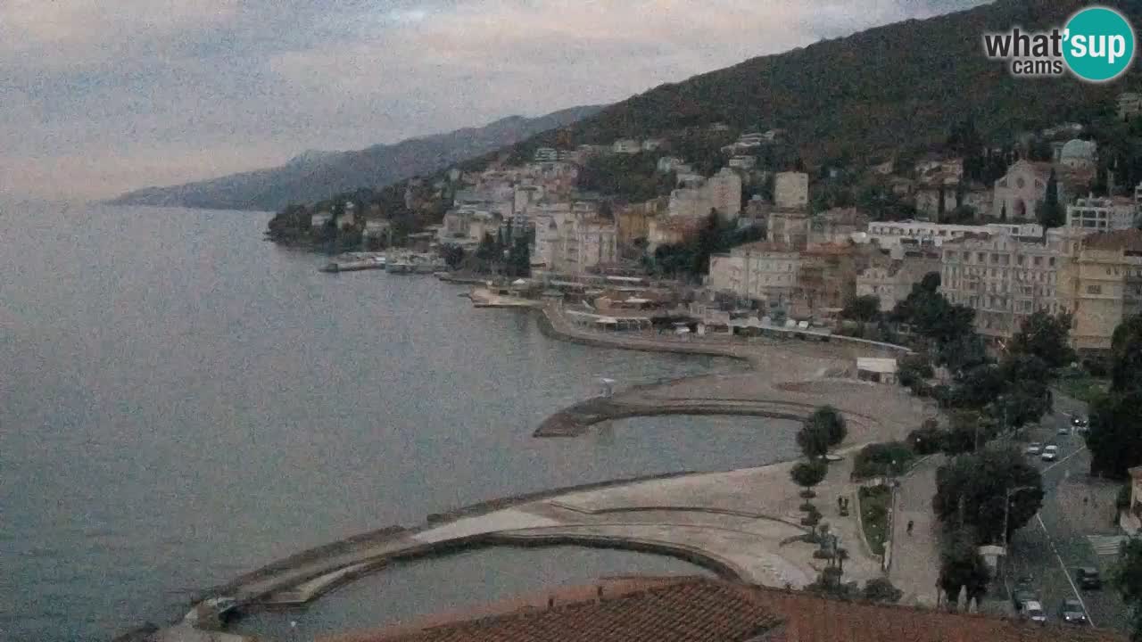 Abbazia webcam – Panorama dall’ Hotel Milenij