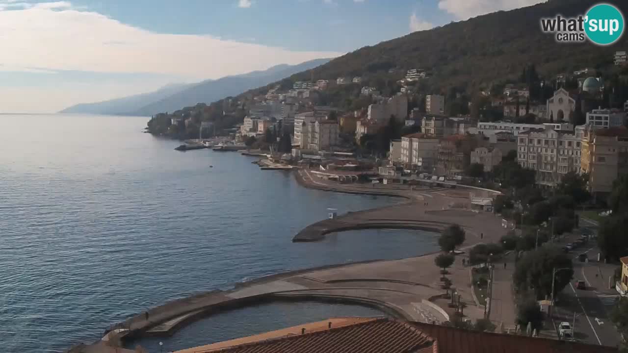 Abbazia webcam – Panorama dall’ Hotel Milenij