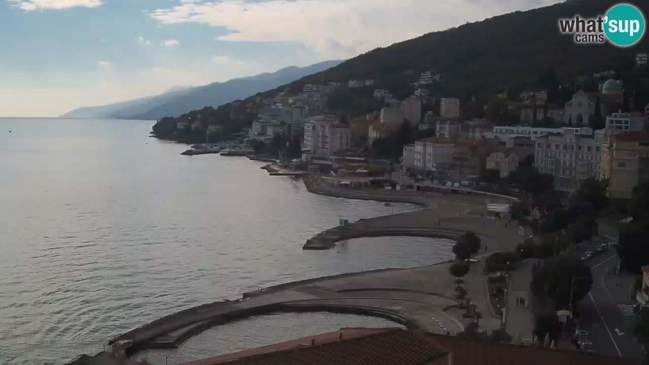 Abbazia webcam – Panorama dall’ Hotel Milenij