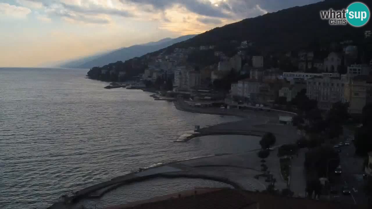 Abbazia webcam – Panorama dall’ Hotel Milenij