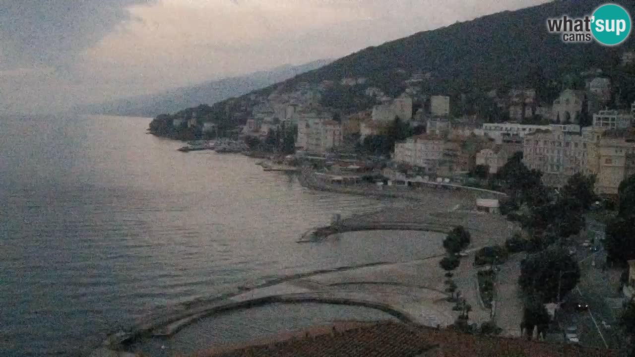 Opatija webcam – Panorama vom Hotel Milenij