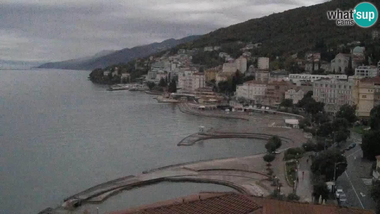 Opatija webcam – Panorama vom Hotel Milenij