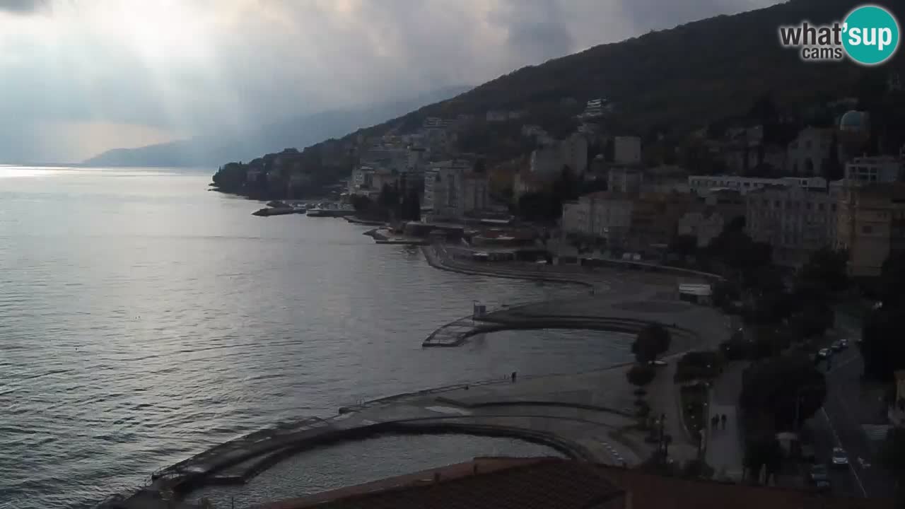 Abbazia webcam – Panorama dall’ Hotel Milenij