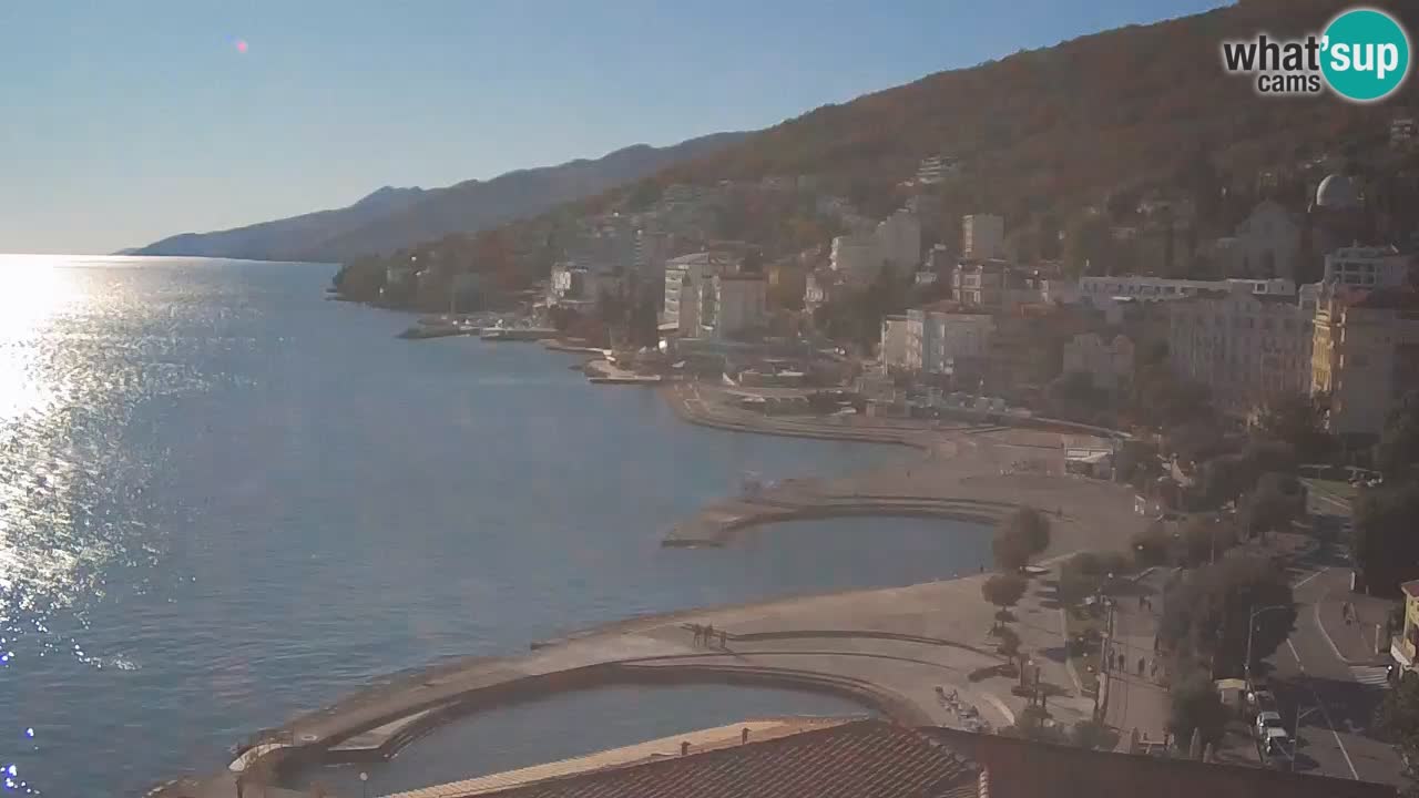 Abbazia webcam – Panorama dall’ Hotel Milenij