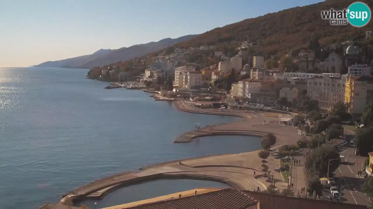 Abbazia webcam – Panorama dall’ Hotel Milenij