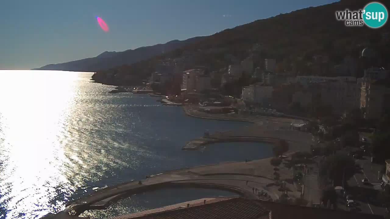 Opatija webcam – Panorama vom Hotel Milenij