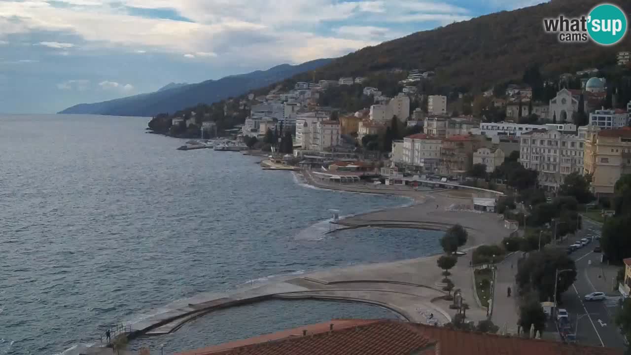 Abbazia webcam – Panorama dall’ Hotel Milenij