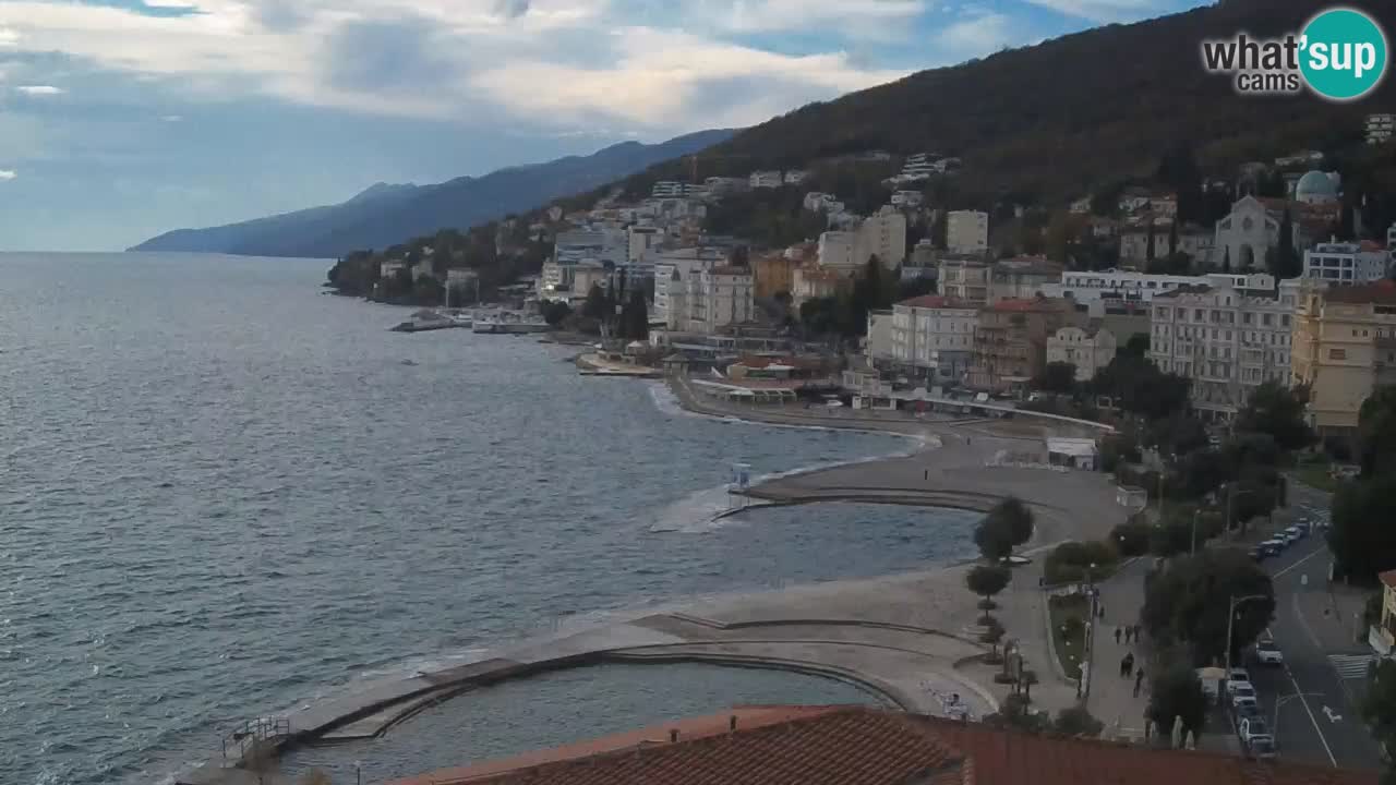 Abbazia webcam – Panorama dall’ Hotel Milenij